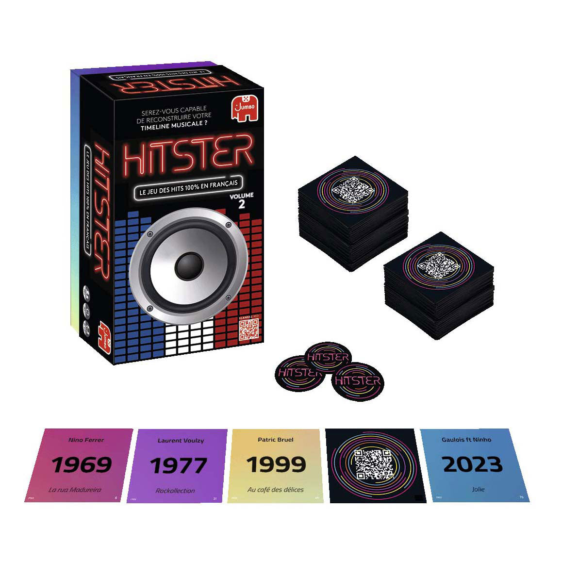 Hitster jumbo 100 % chansons francaises (på fransk)
