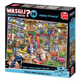 Wasgij mystery 28 - kat og mus spil! - 1000 brikker puslespil - puslespil