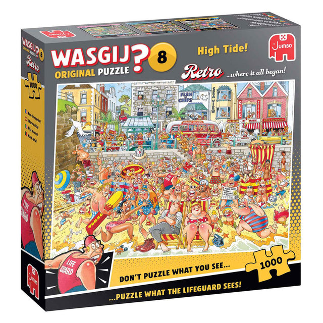 Jumbo wasgij retro original 8 puslespil - flood!, 1000 stk.
