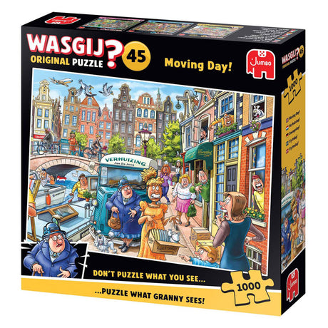 Wasgij original 45 - flyttedag! - 1000 brikker puslespil - puslespil