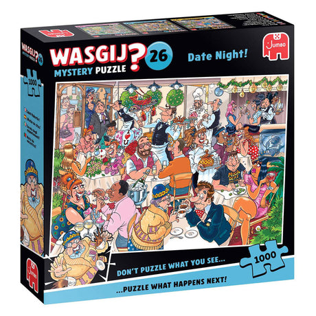 Jumbo wasgij mystery 26 puslespil - date night!, 1000 stk.