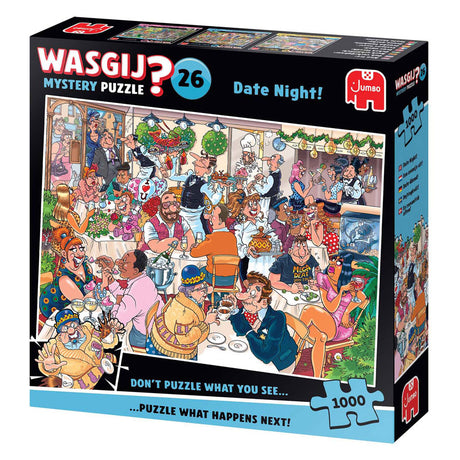 Jumbo wasgij mystery 26 puslespil - date night!, 1000 stk.