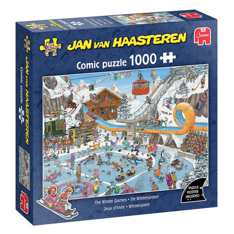 Jumbo Jan van Haasteren puslespil - vinterspil, 1000 stk.