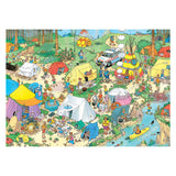 Jumbo Jan van Haasteren puslespil - camping i skoven, 1000 stk.