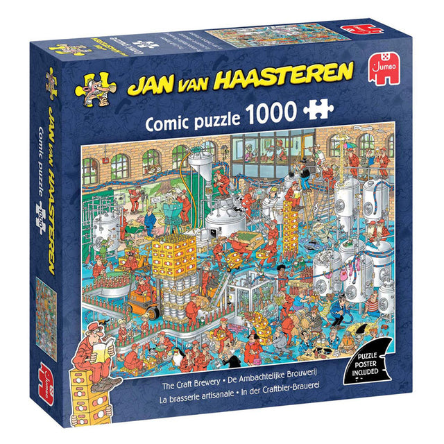 Jumbo Jan van Haasteren puslespil - håndværksbryggeriet, 1000 stk.