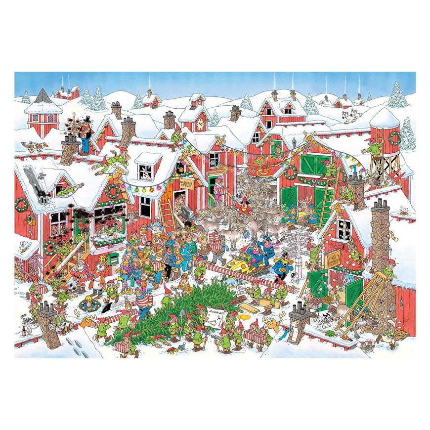 Jumbo Jan van Haasteren puslespil - Julemandens landsby, 1000 stk.
