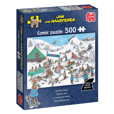 Jumbo Jan van Haasteren puslespil - løb, 500 stk.