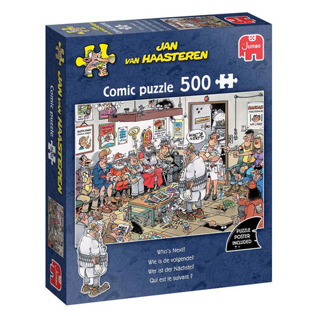 Jumbo Jan van Haasteren puslespil - hvem er den næste, 500 stk.
