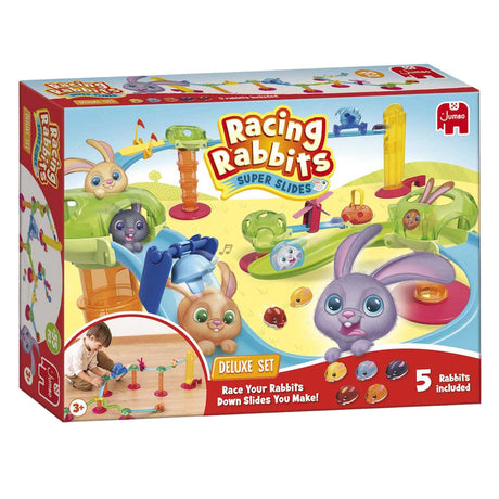 Jumbo racing kaniner deluxe sæt - 5 kaniner