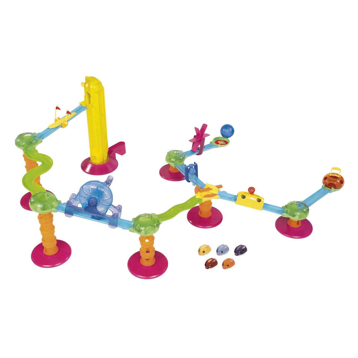 Jumbo racing kaniner deluxe sæt - 5 kaniner