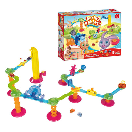 Jumbo racing kaniner deluxe sæt - 5 kaniner
