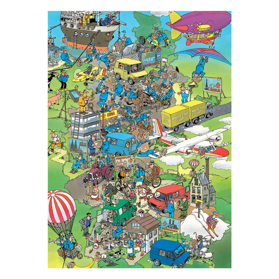 Jumbo puzzel 1000 st. jvh oldtimers - pakketstress!