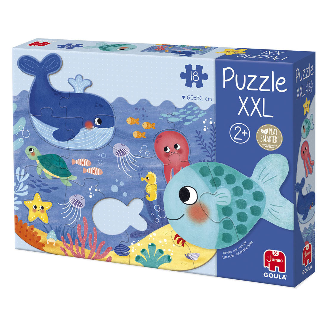 Goula jumbo puslespil xxl ocean - 18 stk.