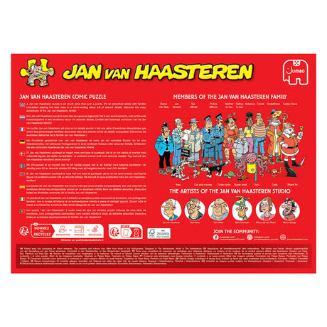 Jan van haasteren legpuzzel - op het strand 1500st.
