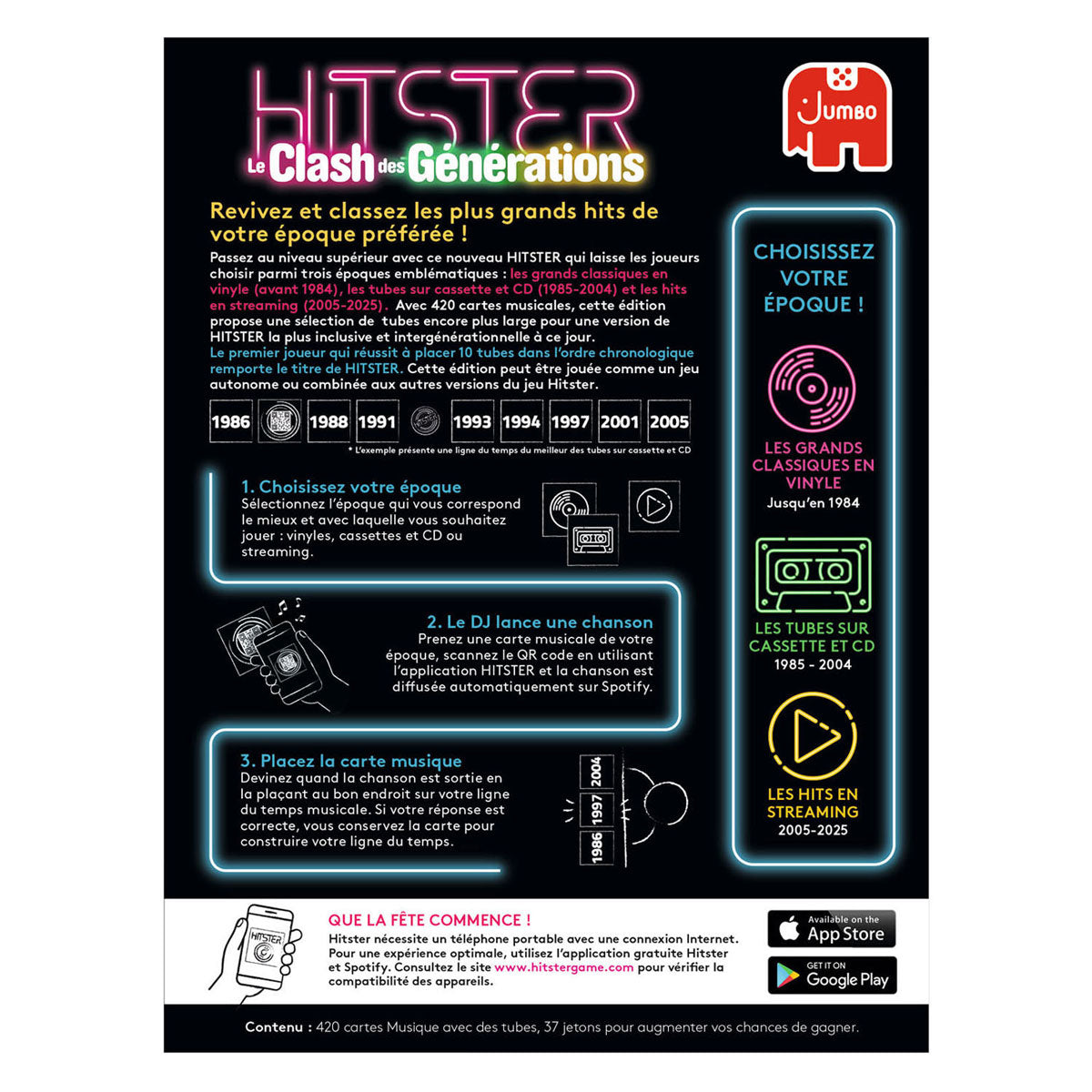 Jumbo hitster battle of the generations muziekspel