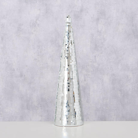 Boltze home juletræ disco spejl glas h39cm