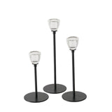Boltze home lysestage polus sort 3-delt ã˜7xh13,5-17,5-21cm