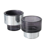 Boltze home fyrfadsstage discoglas h7,5 cm