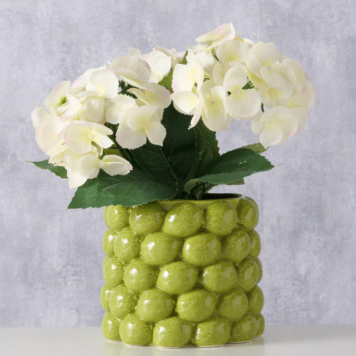 Boltze home urtepotte lime dia16x14cm porcelænsgrøn