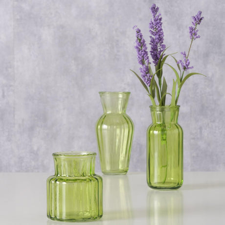 Boltze home vase tilla 3-delt grøn