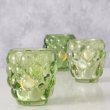 Boltze hjemmelanterne bubbla dia8x9,5cm glas lakeret grøn