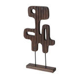 Boltze hjemmebillede estran abstrakt 27x6,2x51,3 cm mango