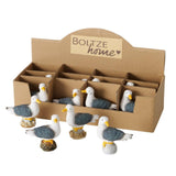 Boltze hjemmefigur måge polyresin 5,5x2,5x5,5cm