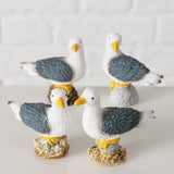 Boltze hjemmefigur måge polyresin 5,5x2,5x5,5cm