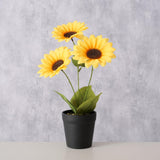 Boltze hjemme kunstig plante solsikke 33cm