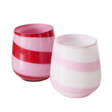 Boltze hjemmelanterne stribe pink 8,5cm
