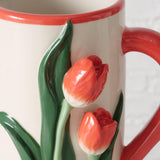 Boltze hjemmekande tulipan 1100 ml 15x12x18,3cm porcelæn