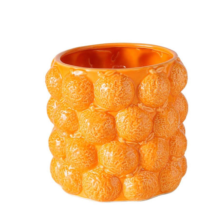 Boltze home urtepotte orange h15cm
