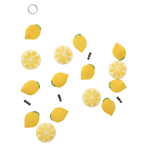 Boltze home capiz guirlande citron 7,5xh178cm
