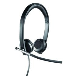 Headset logitech h650e kablet sort
