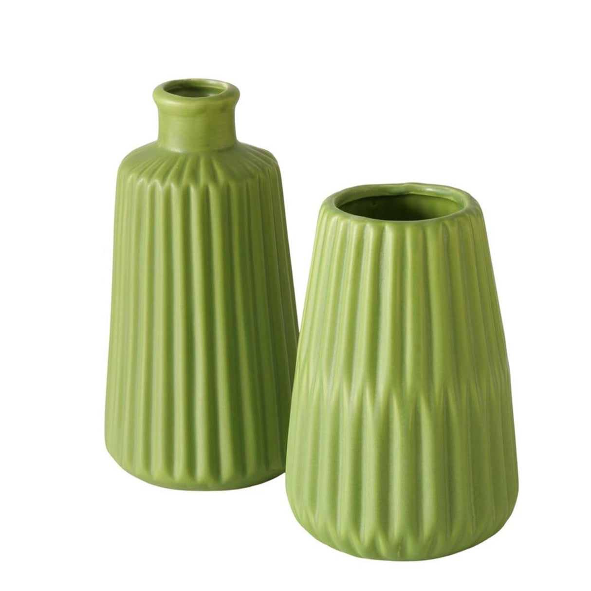 Boltze home vase esko dia10x17cm keramik grøn