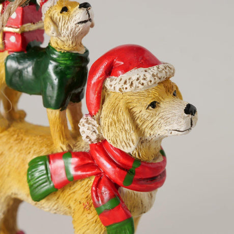 Boltze home julevedhæng hund wummy 6x2x8,5cm 2 assorteret