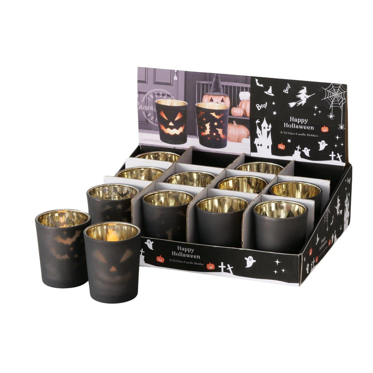 Boltze home boltze fyrfadsstage halloweeny ø5,5cm