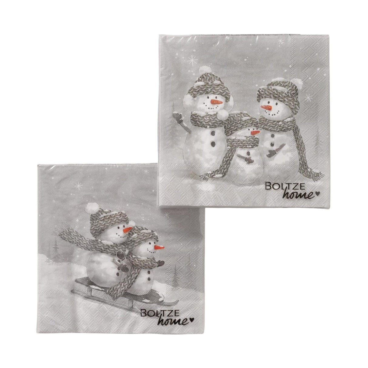 Boltze home servietter frosty pakke med 20 stk. 16,5x16,5x3cm