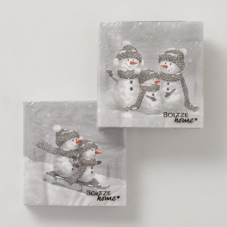 Boltze home servietter frosty pakke med 20 stk. 16,5x16,5x3cm