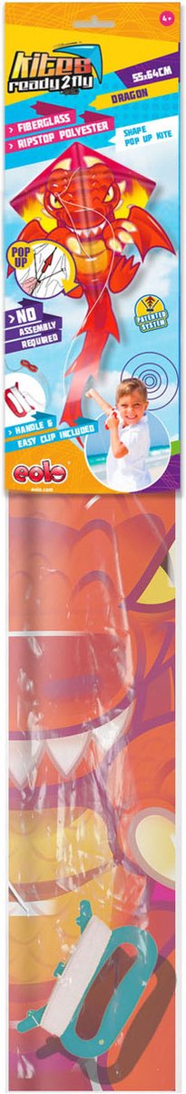 Drager klar 2 flue - pop -up mini nylon vlieger drage