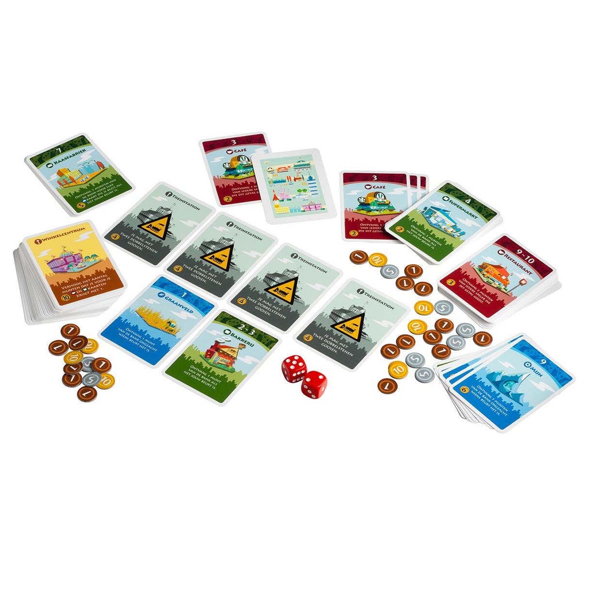 White goblin spil machi koro terningespil (hollandsk, 2 - 5 spillere, 40 minutter, fra 7 år)