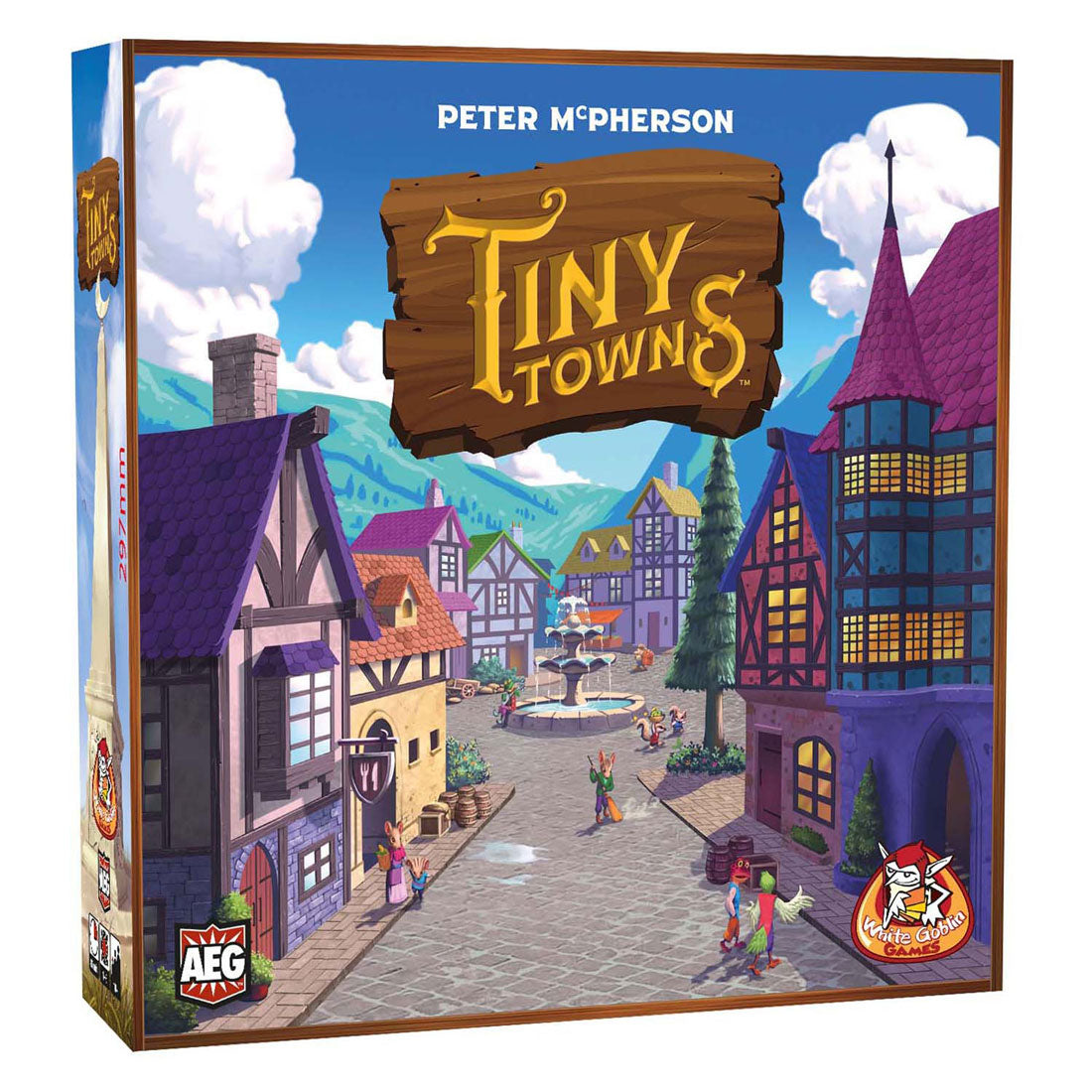 White goblin spil tiny towns brætspil