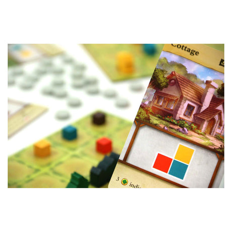 White goblin spil tiny towns brætspil
