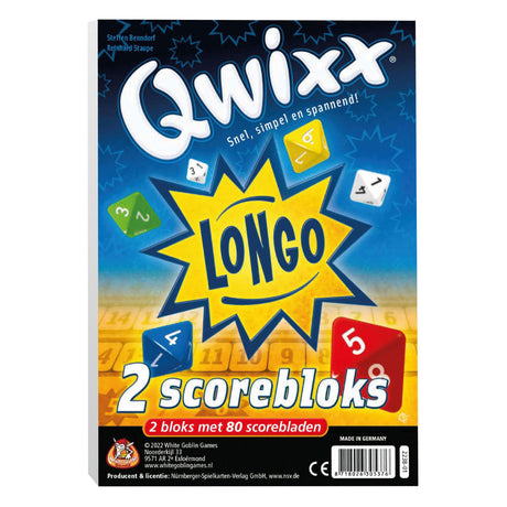 White goblin spil qwixx longo blokke (ekstra score blokke)