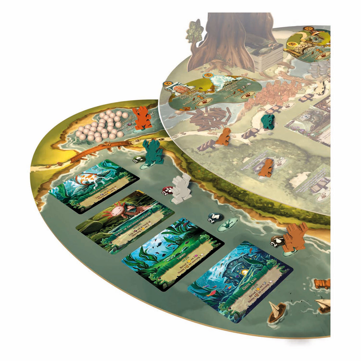 White goblin spil everdell: pearlbrook brætspil (hollandsk, ekspansion, 1 - 4 spillere, 60 minutter, fra 10 år)