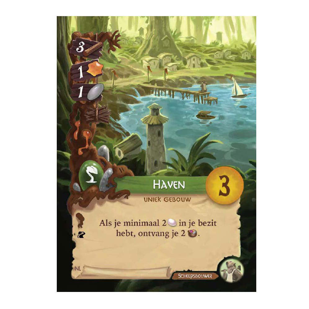 White goblin spil everdell: pearlbrook brætspil (hollandsk, ekspansion, 1 - 4 spillere, 60 minutter, fra 10 år)