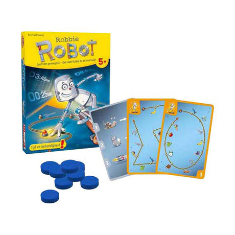 White goblin spil robbie robot - gul serie kortspil