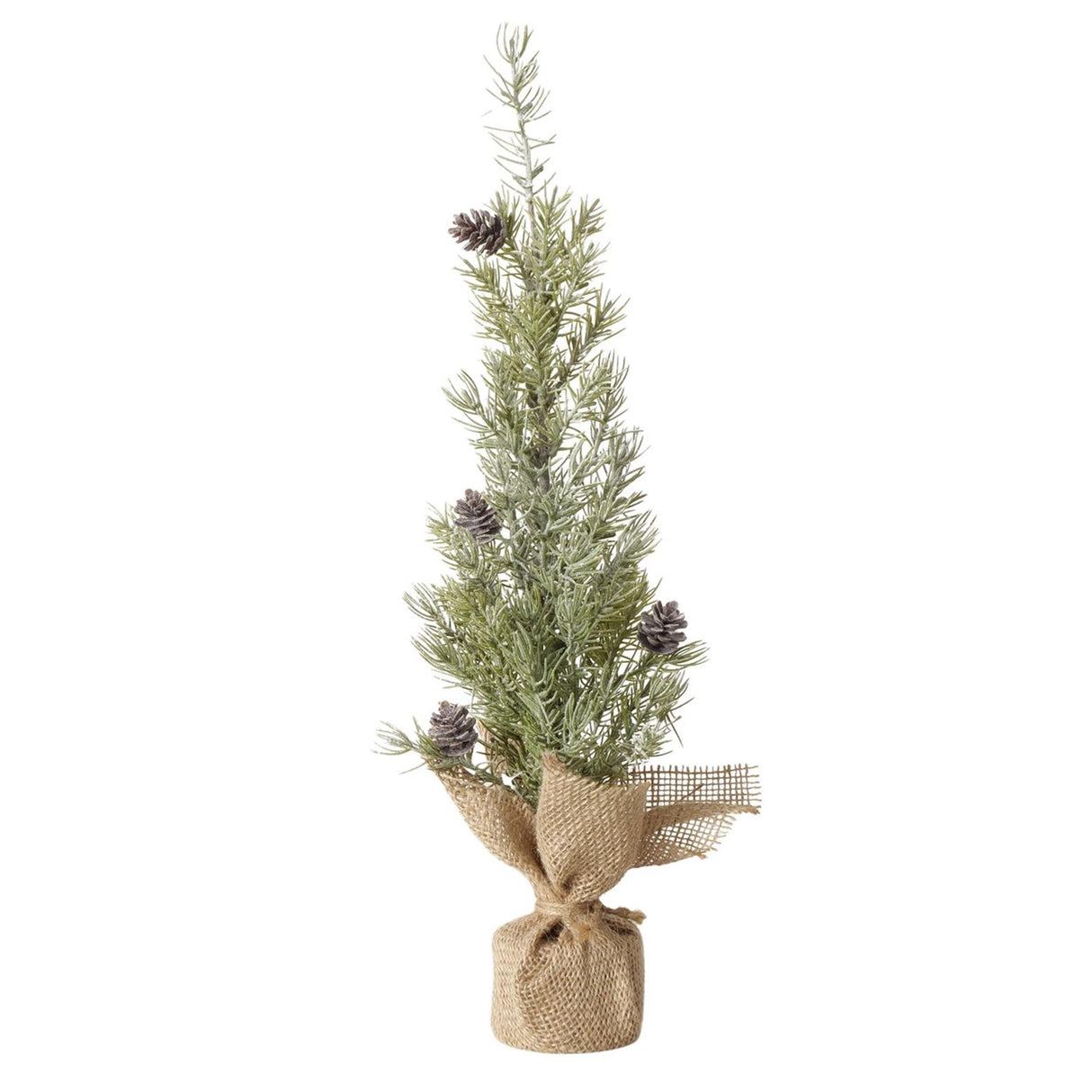 Boltze home kunstigt juletræ i jutepose fyrretræ ã˜15xh51cm