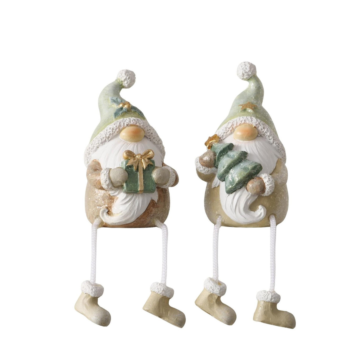 Boltze hjemmenisse lazaro med dinglende ben 5x5,5x15cm 2 assorteret