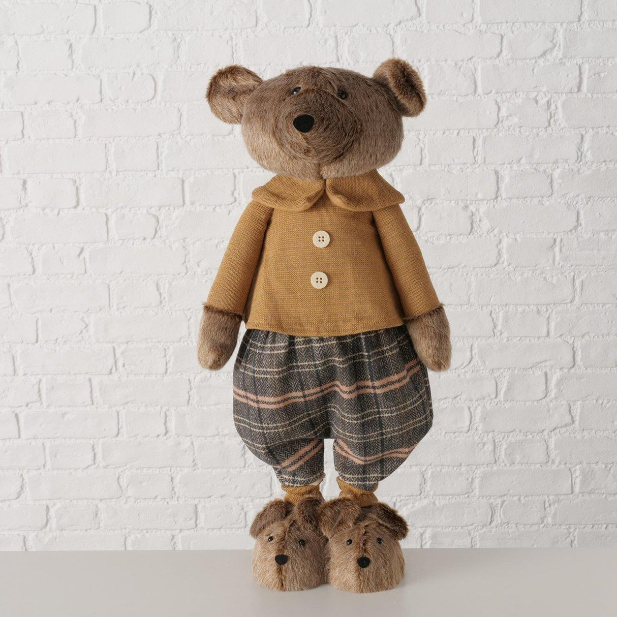Boltze hjemmefigur bamse brun 119cm